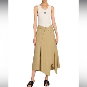 NWOT Loewe Deconstructed A-Line Skirt Size 36 without main label